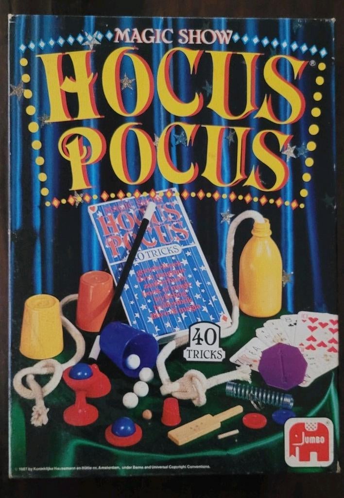 Hocus Pocus van Jumbo - goocheldoos, Ophalen of Verzenden, Gebruikt