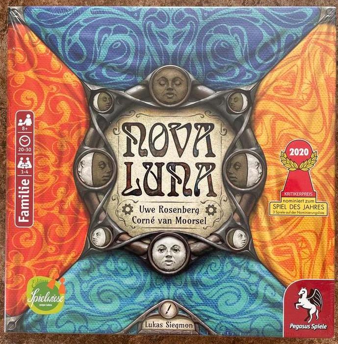 Boardspel Nova Luna, Hobby en Vrije tijd, Drie of vier spelers, Ophalen, Nieuw