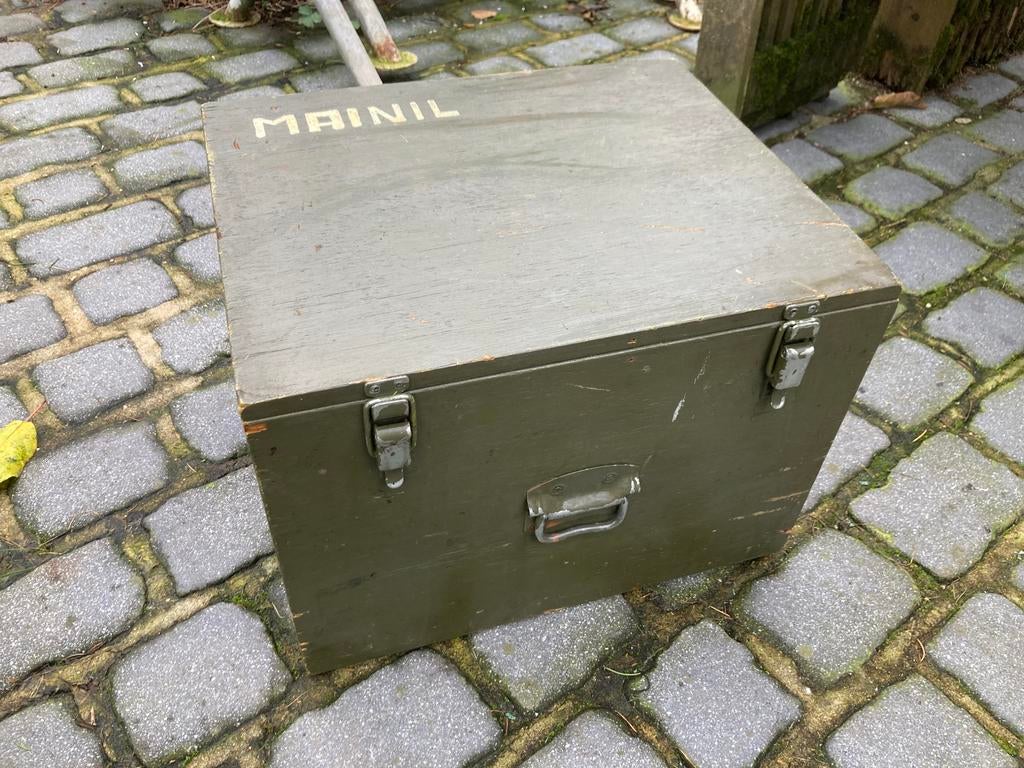 Caisse militaire, Collections, Objets militaires | Général, Enlèvement ou Envoi, Armée de terre, Caisse ou Géocache