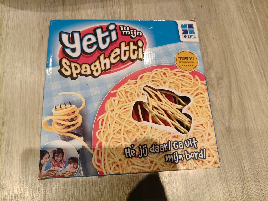 Gezelschapsspel Yeti in mijn spaghetti, Hobby en Vrije tijd, Ophalen, Gebruikt