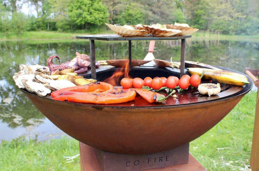 GrillRing,barbecue,plancha,vuurschaal,buitenkoken,bakplaat,, Tuin en Terras, Ophalen of Verzenden, Nieuw, Co-Fire, Met accessoires