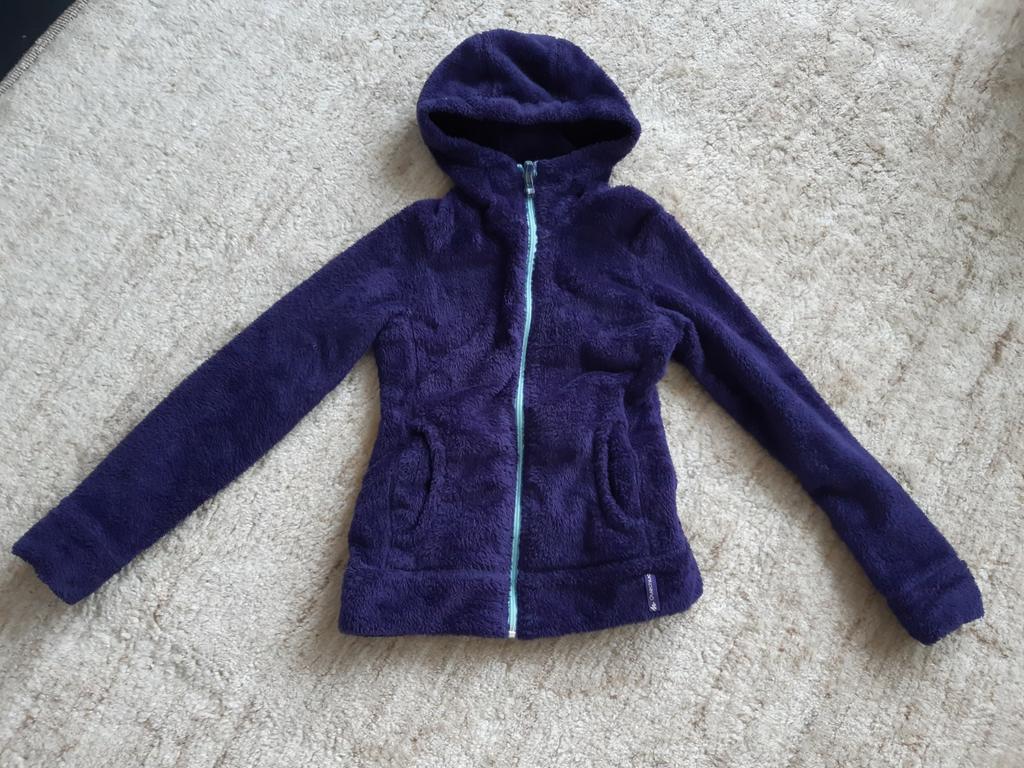 Fleece trui m. 146-152 decathlon Oxylane paars, Enlèvement ou Envoi, Pull ou Veste, Decathlon, Utilisé
