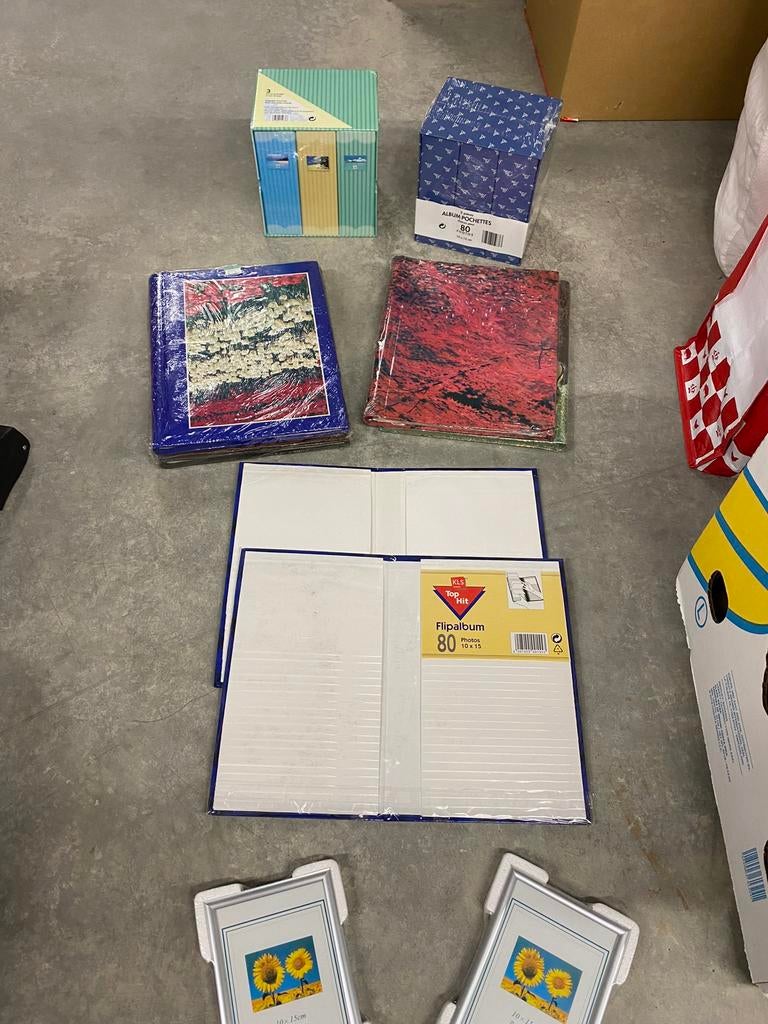 Grote set nieuwe fotoalbums! Inclusief 2 nieuwe fotokaders., Enlèvement ou Envoi, Neuf