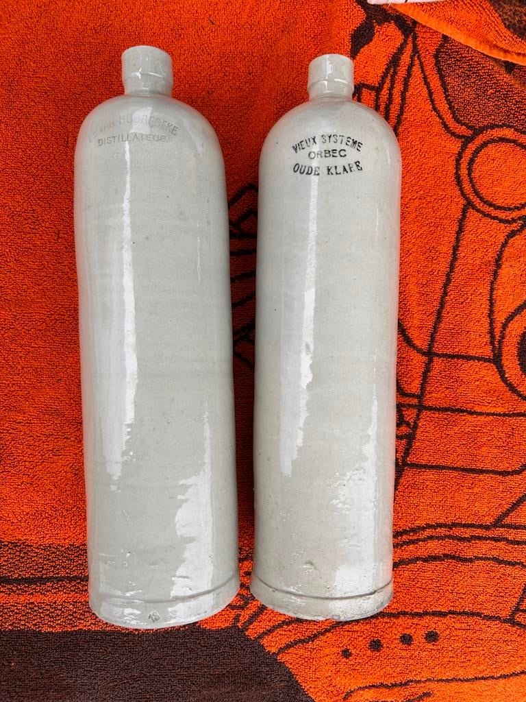 Lege stenen jenever flessen, Antiek en Kunst, Ophalen