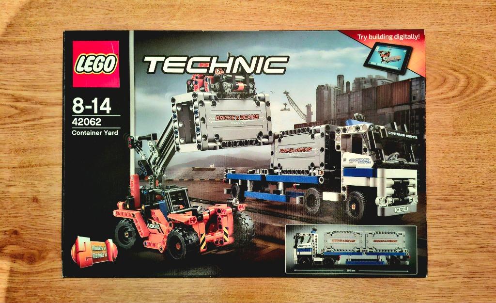 Lego Technic containertransport 42062, Enfants & Bébés, Jouets | Duplo & Lego, Comme neuf, Lego, Ensemble complet, Enlèvement ou Envoi