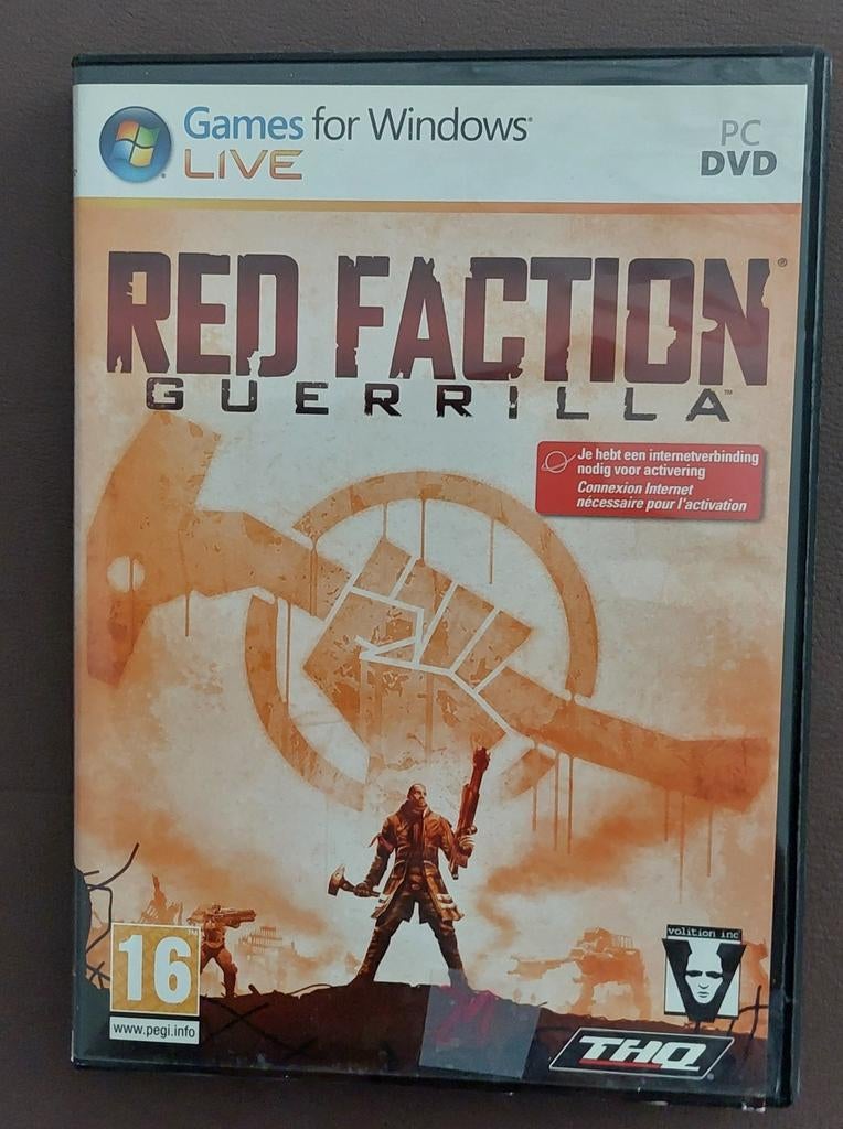 PC DVD Red Faction Guerrilla, Ophalen of Verzenden, Zo goed als nieuw
