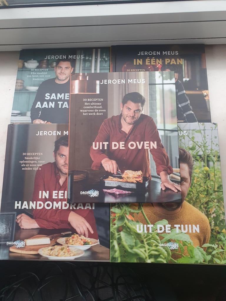 5 boeken van Jeroen Meus "30 recepten" reeks, Ophalen of Verzenden