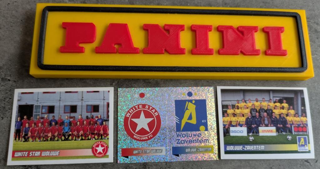 PANINI FOOTBALL 2011 STICKERS 553/4/5/556 WHITE ST./ ZAVENT, Verzenden, Nieuw