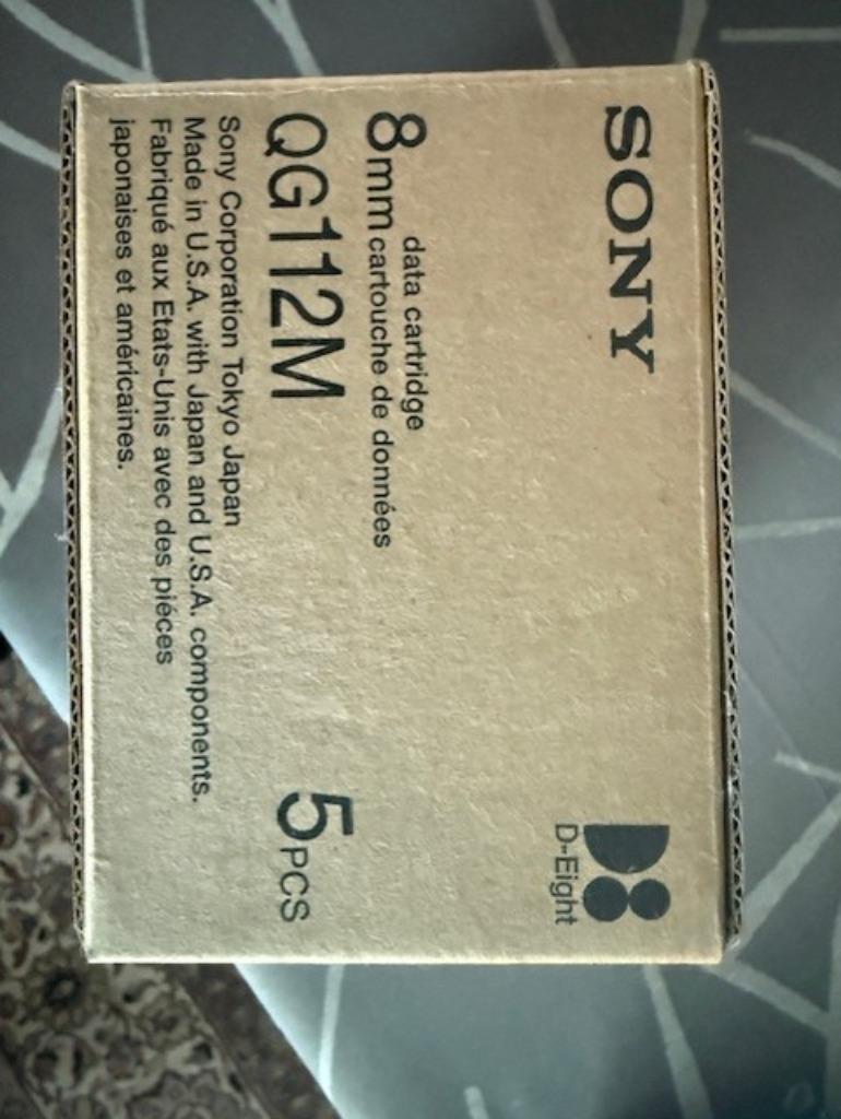 Sony cassette 8mm, Ophalen, Sony