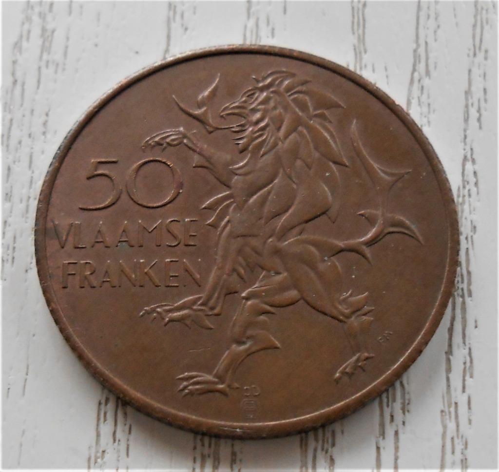 50 vlaamse franken - 1986 - vanaf: 5 euro, Ophalen of Verzenden, Overig, Losse munt