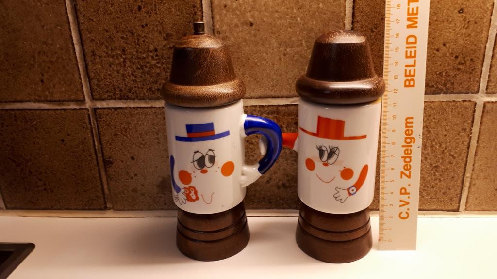 Grappig peper- en zout vat, Ophalen of Verzenden, Gebruikt