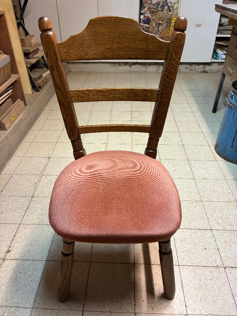 6 Eetkamer stoelen, Huis en Inrichting, Ophalen, Gebruikt, Bruin, Klassiek
