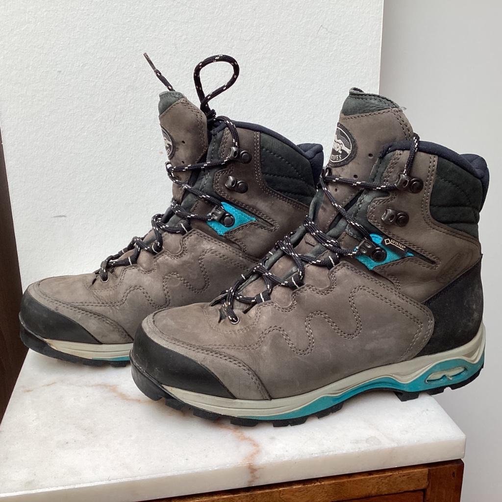 Meindl maat 41 GTX Dameswandelschoenen, Kleding | Dames, MEINDL, Zo goed als nieuw, Grijs, Wandelschoenen