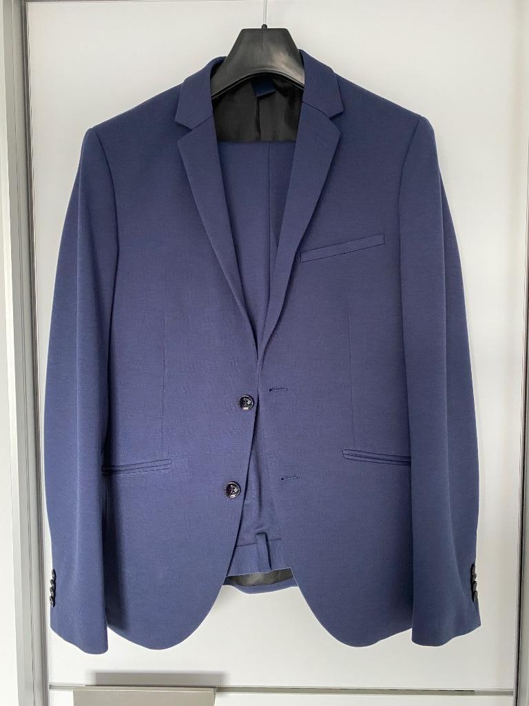 blauw kostuum Kiomo, maat 48 = M, Ophalen, Maat 48/50 (M), Blauw