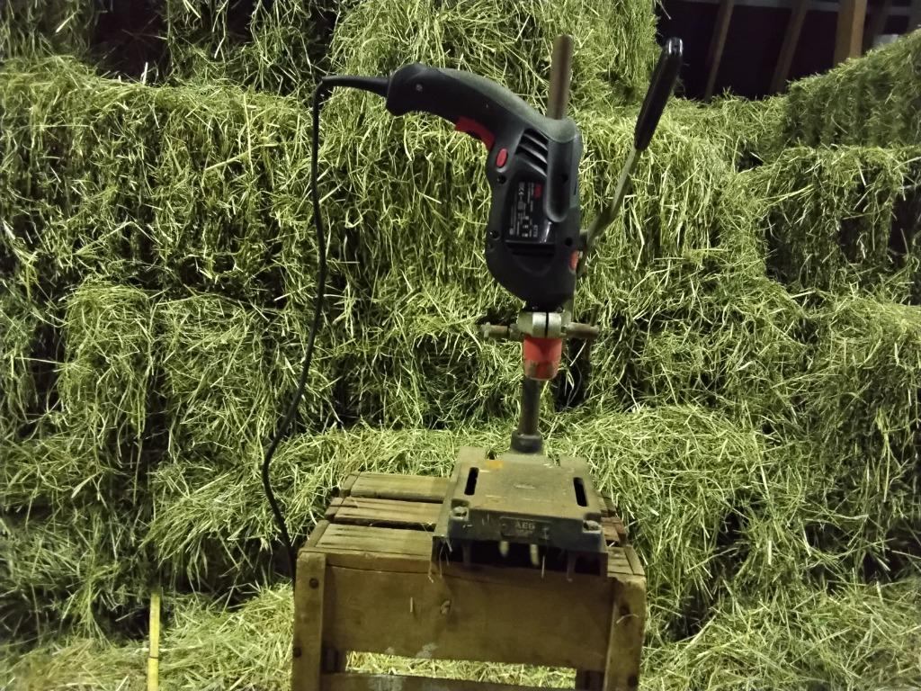 AEG kolomboorstandaard, Doe-het-zelf en Bouw, Gereedschap | Boormachines, Gebruikt, Kolomboormachine, Ophalen