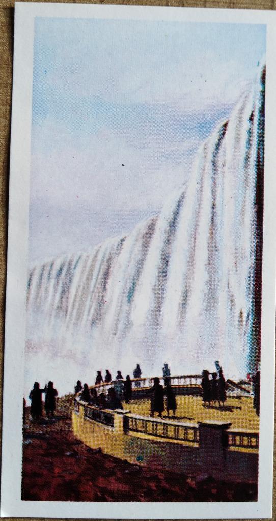 Verzamelprent reeks De 100 wereldwonderen: Niagara rivier, Ophalen of Verzenden, Gebruikt, Overige onderwerpen, Prent