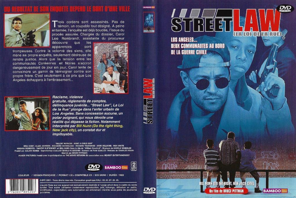 Le DVD Street Law (La loi de la rue) de Bruce Pittman, Vanaf 12 jaar, Ophalen of Verzenden, Nieuw in verpakking, Actie