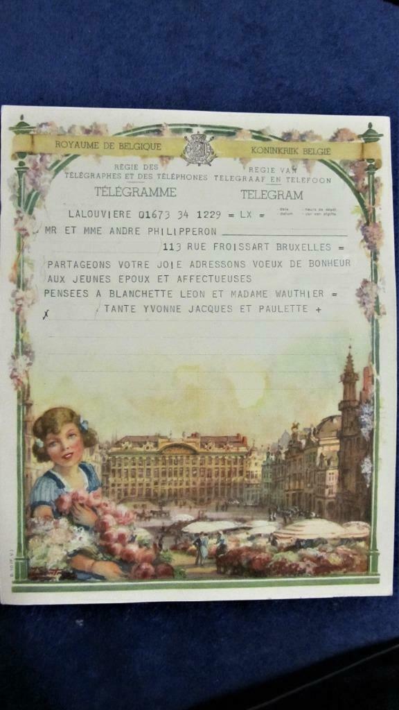 OUDE VERZONDEN TELEGRAM, Enlèvement ou Envoi, Utilisé