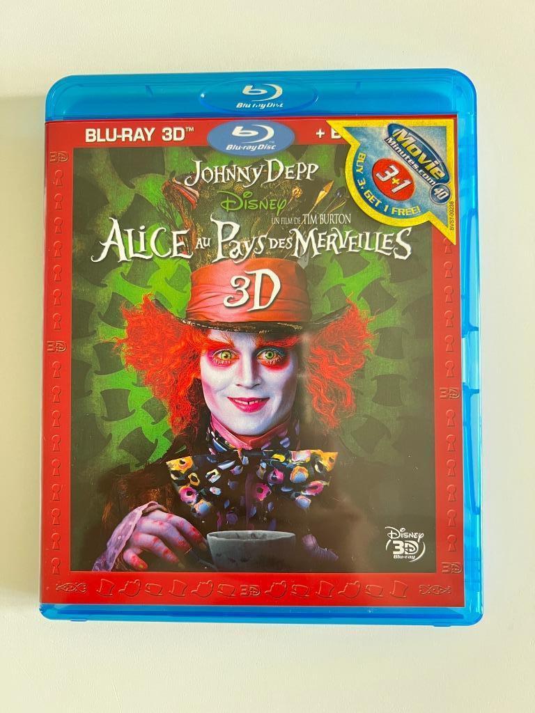 Blu-ray Alice au pays des merveilles 3D, Cd's en Dvd's, Blu-ray, Gebruikt, Avontuur, Ophalen of Verzenden