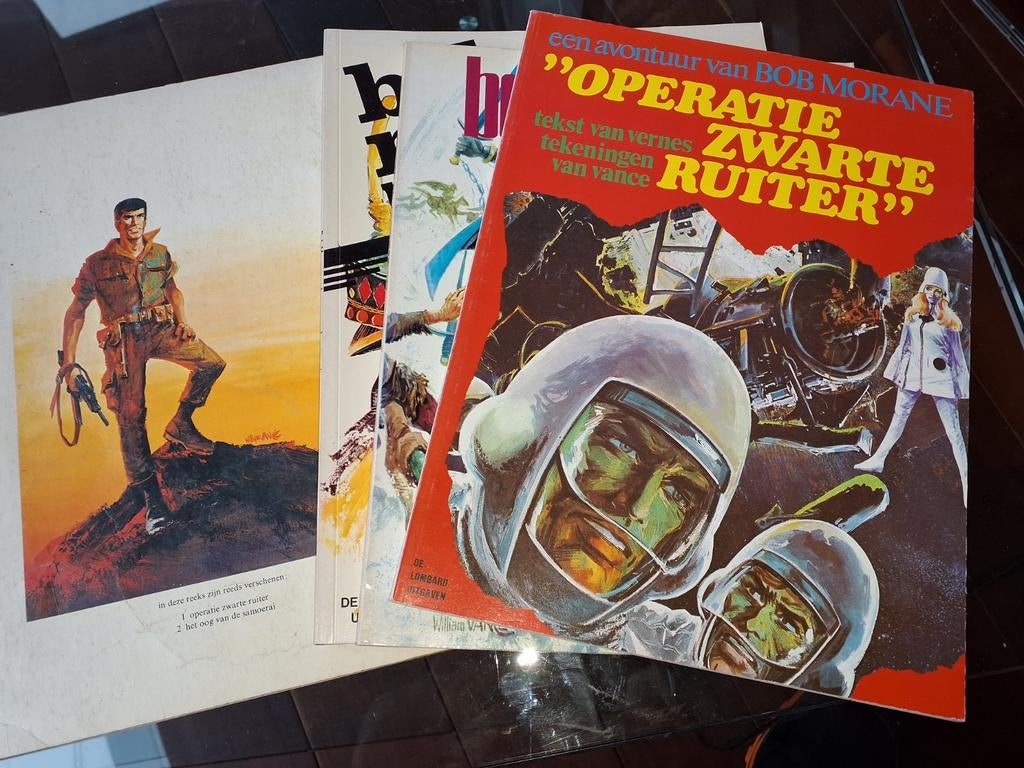Bob Morane reeks 1 (vernes -vance) 1-4 (1970), Boeken, Ophalen