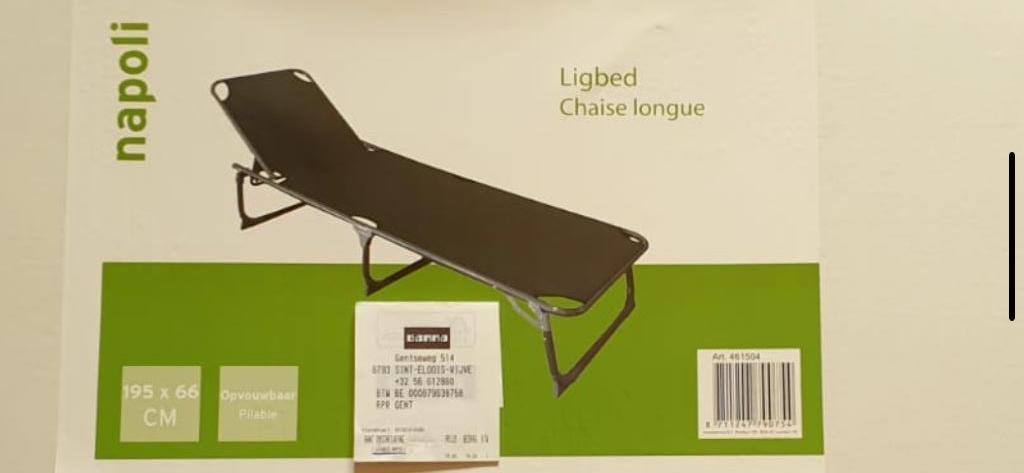 Ligzetel Napoli, Ophalen, Nieuw, Inklapbaar