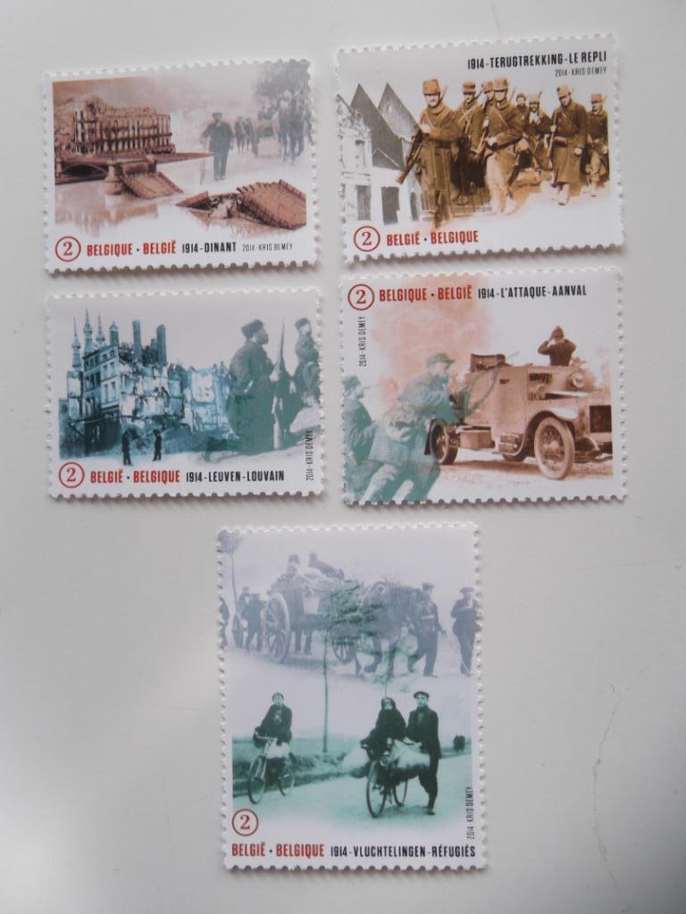 4447-4451 Oorlog 1914 Guerre MNH, Enlèvement ou Envoi, Non oblitéré, Timbre-poste