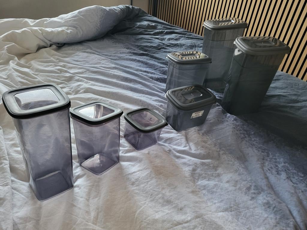 Boîtes de rangement en plastique, Maison & Meubles, Enlèvement, Neuf