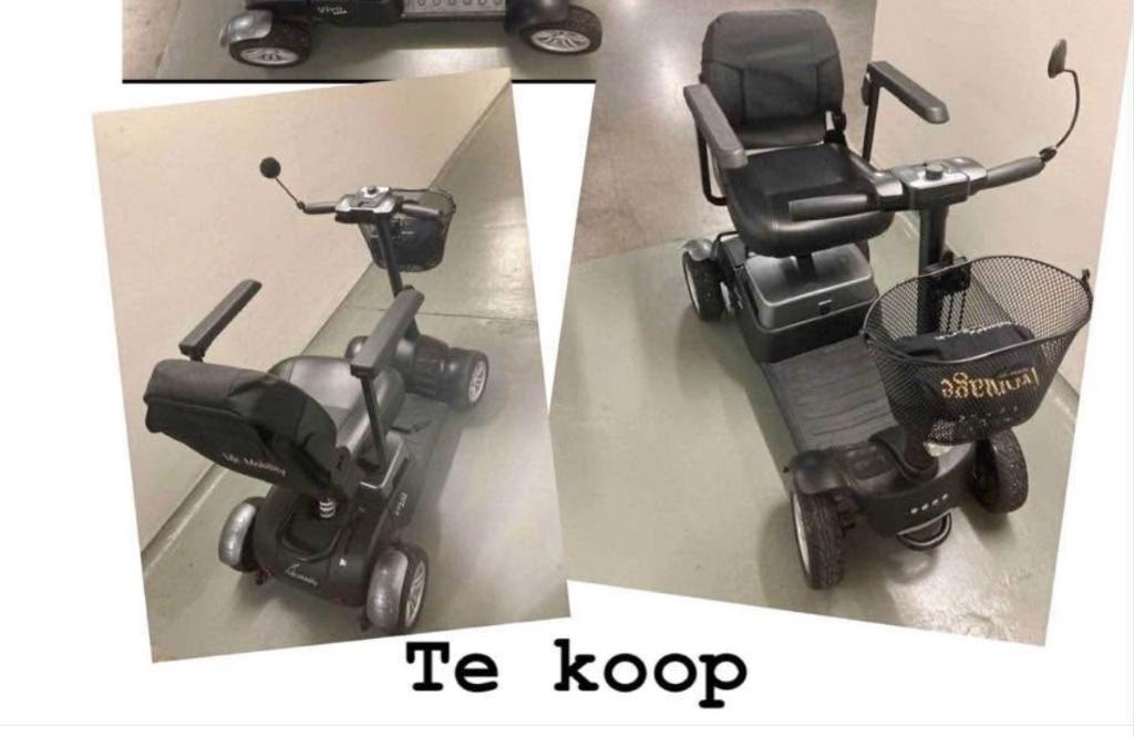 Mobiel scooter, Diversen, Brommobielen en Scootmobielen, Ophalen, Life and Mobility, 10 km/u of minder, 26 t/m 35 km