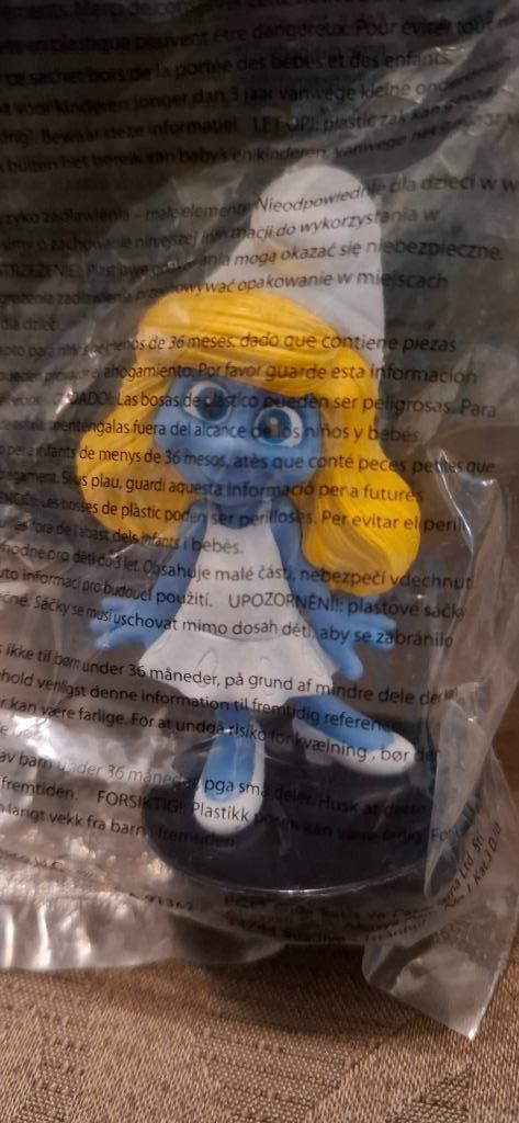 Smurfin op zwart voetje uit cinema, Verzamelen, Ophalen of Verzenden, Nieuw, Smurfin, Poppetje, Figuurtje of Knuffel