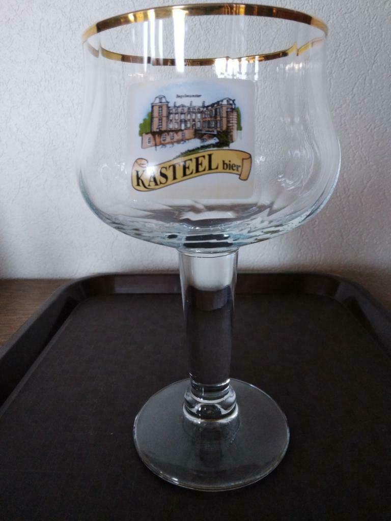 3 Kasteel bier glazen voor 5€, Verzamelen, Ophalen, Zo goed als nieuw