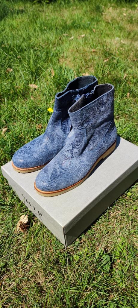 Nieuw blauwe enkellaarsjes 38 uniek HIP laarzen 38 Laarsjes, Meisje, Nieuw, Ophalen of Verzenden, Laarzen