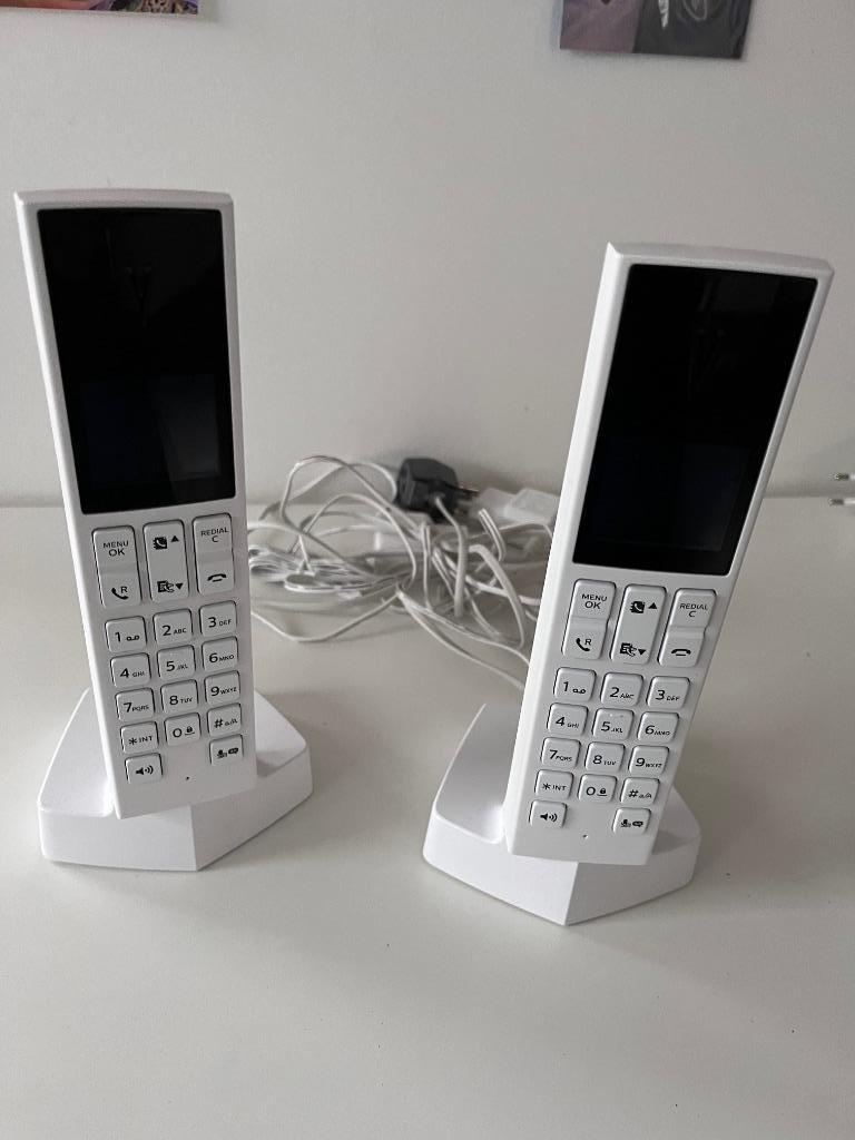 Draagbare telefoons, Ophalen of Verzenden, Gebruikt, 2 handsets