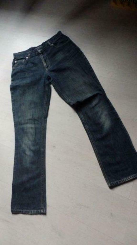 blauwe jeans Donaldson, Donaldson, Enlèvement, Porté, Bleu