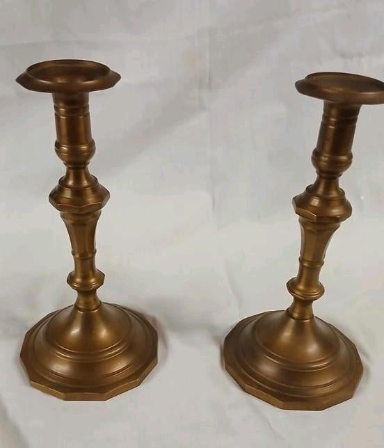 2 koperen kandelaars, Antiek en Kunst, Ophalen of Verzenden