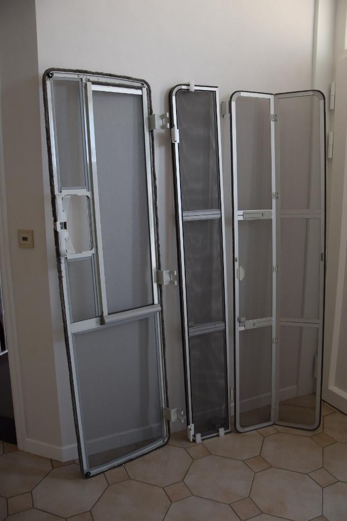 Nouvelle porte moustiquaire - 2 hauteurs -Placement possible, Enlèvement, Neuf