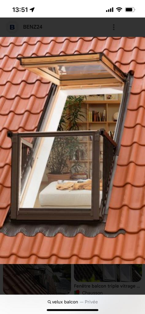 Velux balcon, Ophalen, Zo goed als nieuw