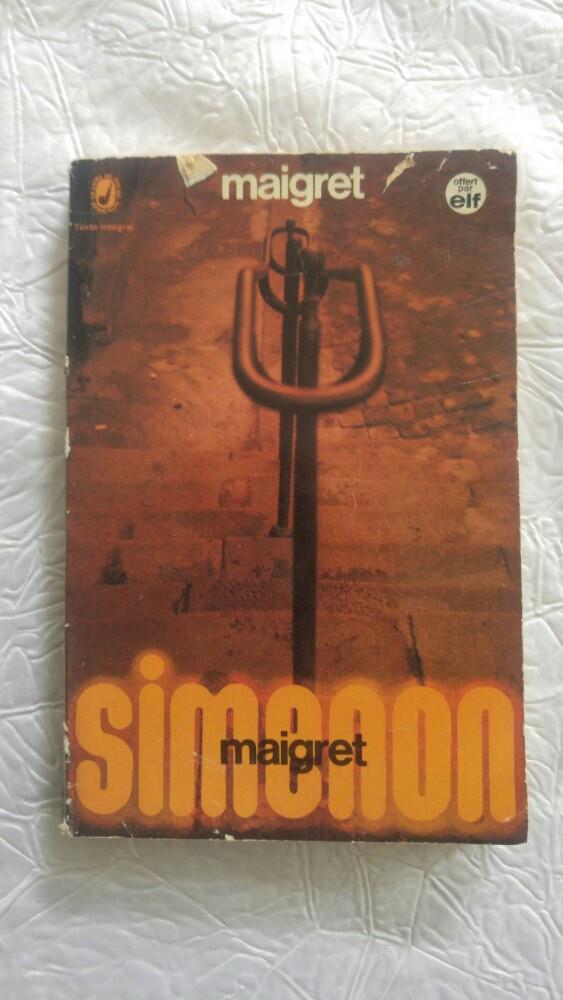 Vintage Livre g. simenon le commisaire maigret 1971, Enlèvement ou Envoi, Utilisé