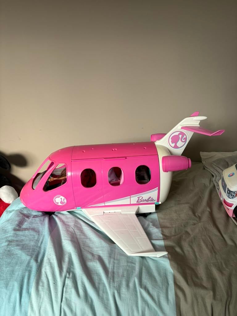 Vliegtuig Barbie (ambulance gratis bij), Ophalen, Gebruikt, Jongen of Meisje