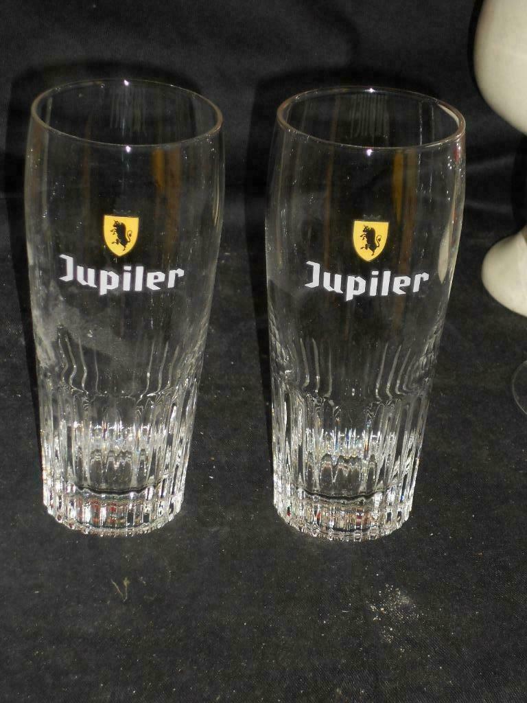Bierglazen.Jupiler.Primus Haacht..D15, Ophalen of Verzenden, Zo goed als nieuw, Glas of Glazen, Jupiler
