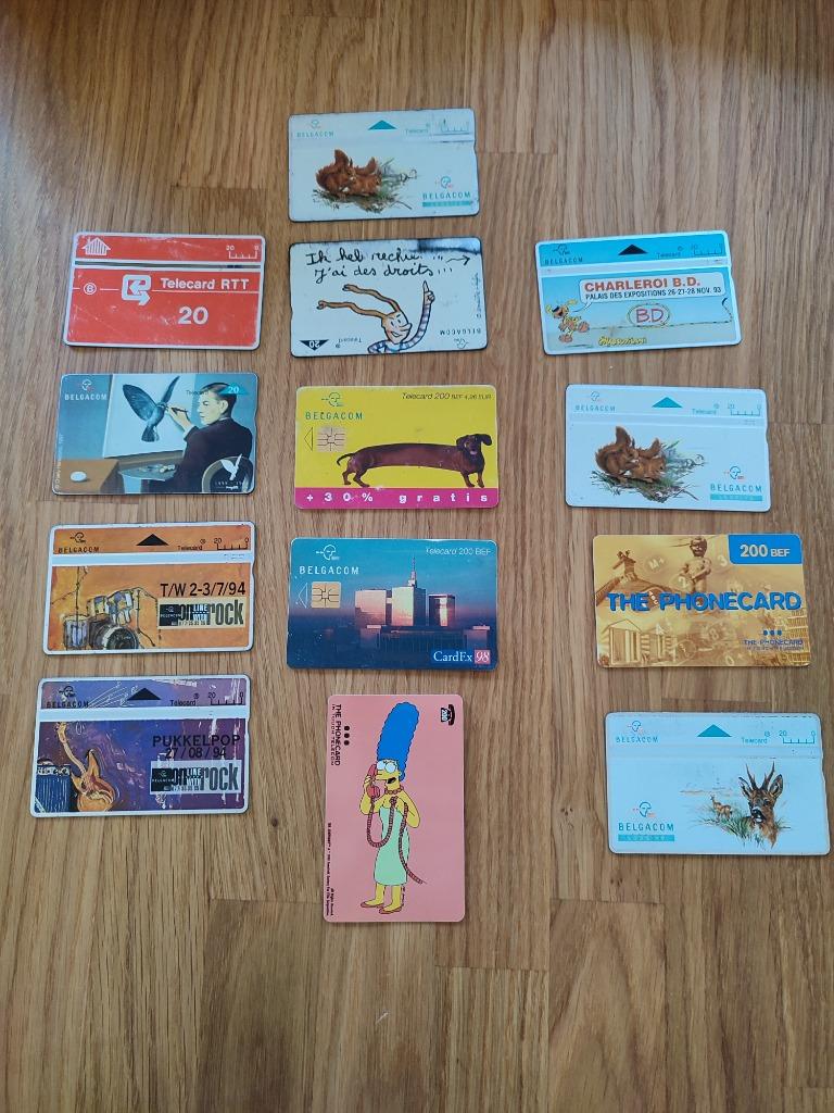 Cartes téléphoniques Belgacom, Collections, Cartes de téléphone, Enlèvement ou Envoi