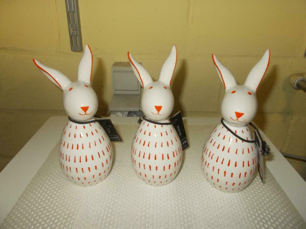 3 Beeldjes van Paashaas (glanzend), Verzamelen, Ophalen, Nieuw, Dier