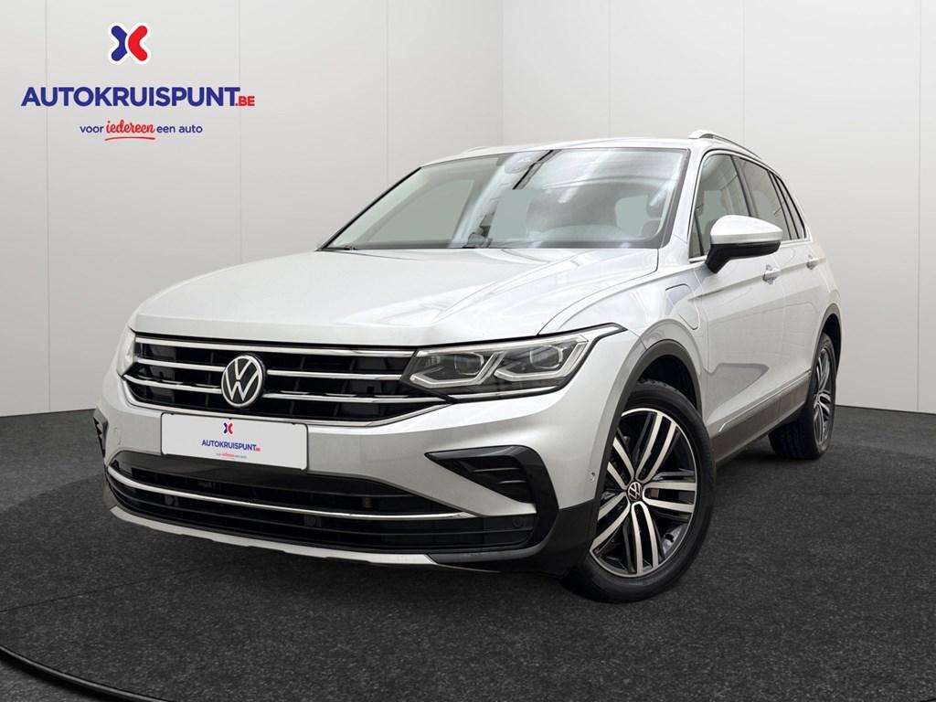 Volkswagen Tiguan 1.4eHybrid OPF Elegance DSG GPS Camera Pa, Autos, Volkswagen, Argent ou Gris, Achat, Euro 6, Noir