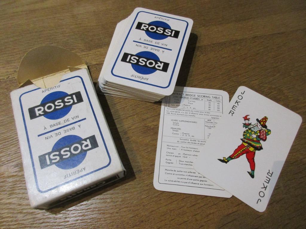 SPEELKAARTEN JEU DE CARTES APERITIF ROSSI, Enlèvement ou Envoi, Comme neuf, Carte(s) à jouer