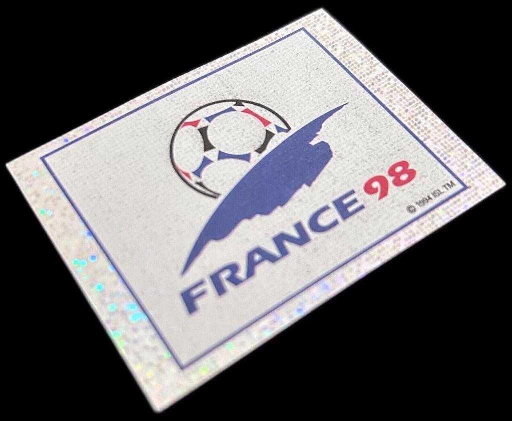 Panini WK 98 Emblemen Badges 1998 Frankrijk, Envoi, Neuf