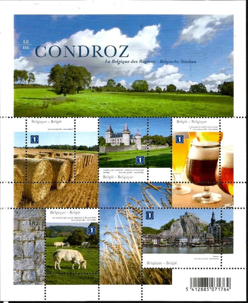 2012 De Condroz OBP BL202**, Orginele gom, Ophalen of Verzenden, Zonder stempel, Postfris