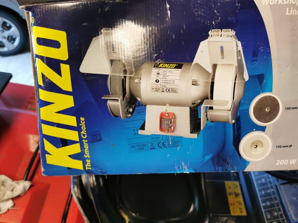 Werkbankslijpmachine, Enlèvement, Neuf, Moins de 700 watts, Banc de travail