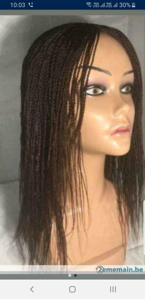 Perruque de rastas cheveux courts, Enlèvement
