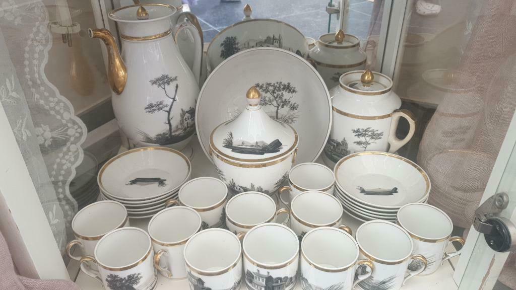 Ancien service vieux Bruxelle, Antiquités & Art, Antiquités | Porcelaine, Enlèvement ou Envoi