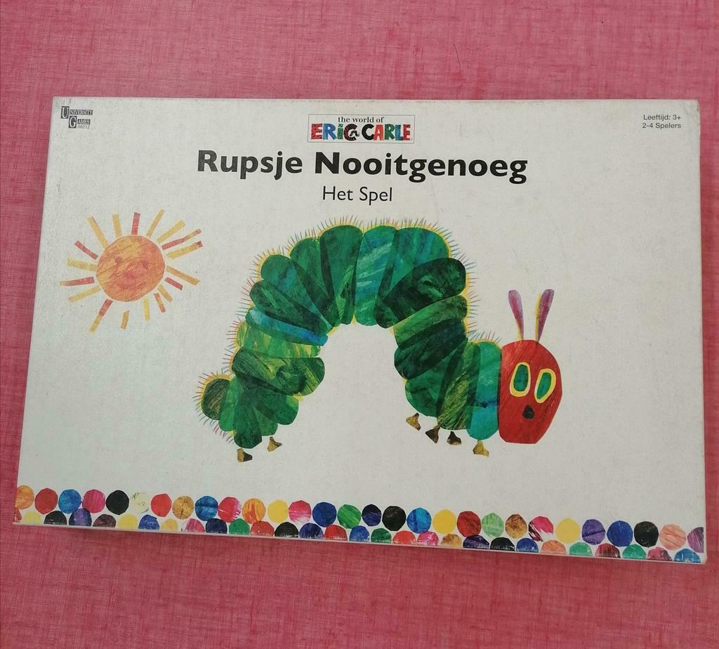 Rupsje Nooitgenoeg spel, Hobby en Vrije tijd, Gezelschapsspellen | Bordspellen, Zo goed als nieuw, Ophalen of Verzenden