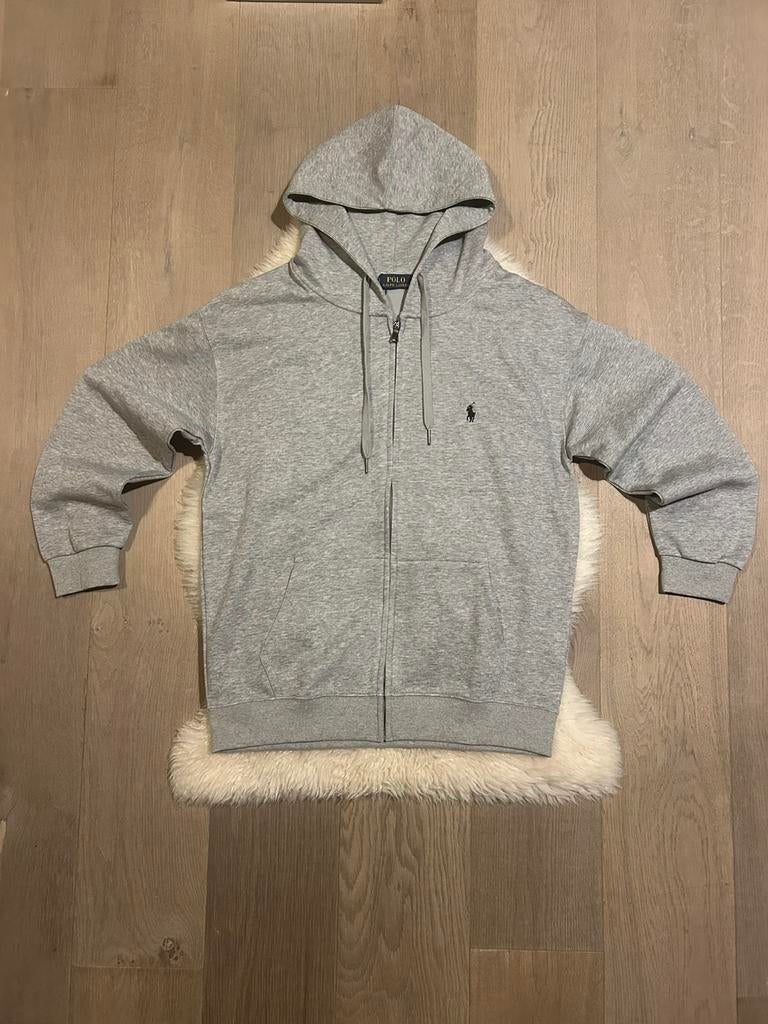 Ralph lauren zip hoodie, Verzenden, Ralph Lauren, Grijs, Maat 56/58 (XL)